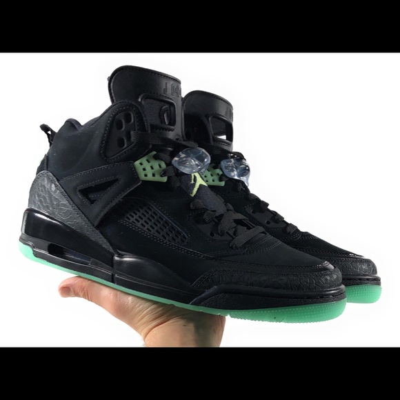 jordan spizike green glow